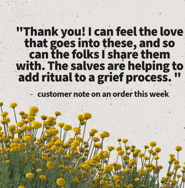 A thank you note from a customer that made my day